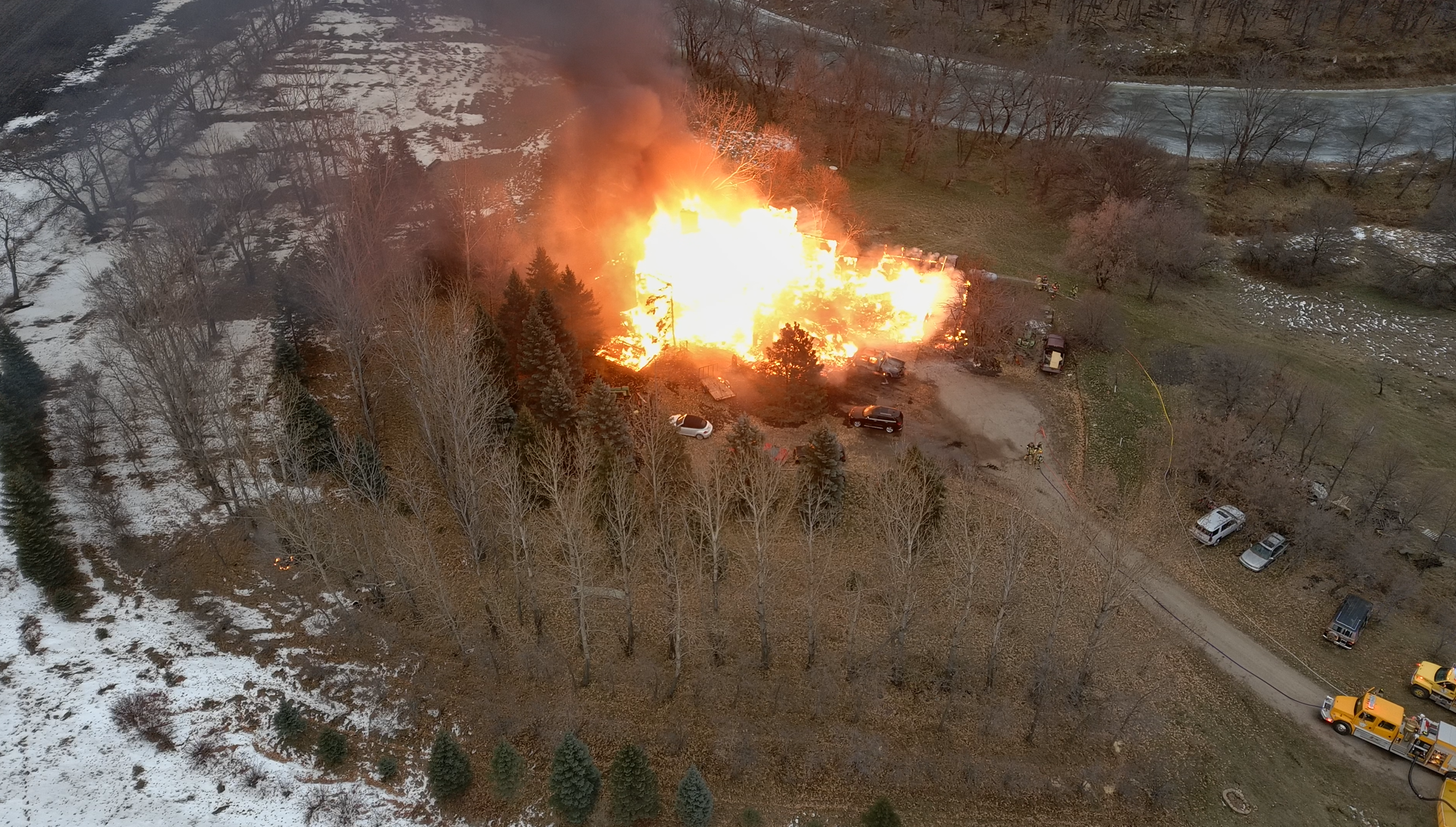 UPDATE: One injury reported in blaze that destroyed home south of Fargo - Vimarsana News