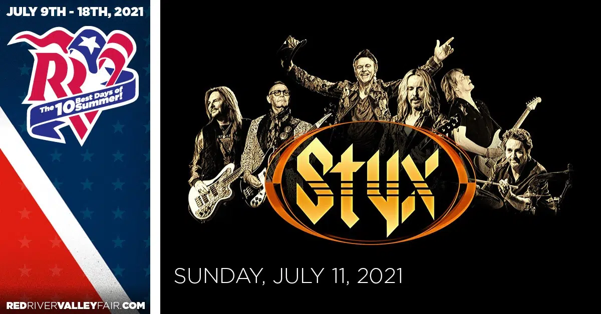 Styx announced as headliner for Red River Valley Fair Y94