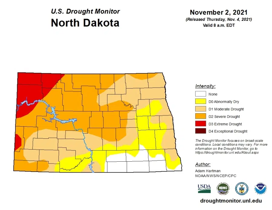 North Dakota’s drought conditions ease with precipitation | The Mighty ...