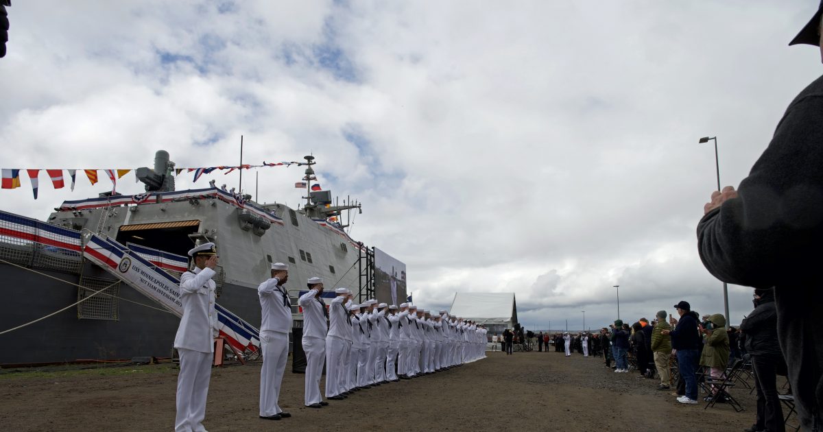 The U.S. Navy commissioned its newest littoral combat ship, the USS Minneapolis-Saint Paul - Vimarsana News