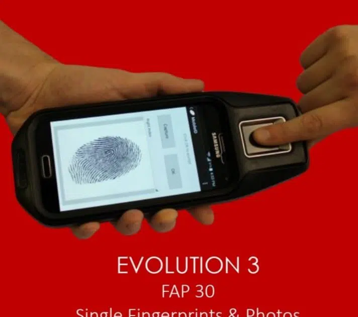 police fingerprint scanner