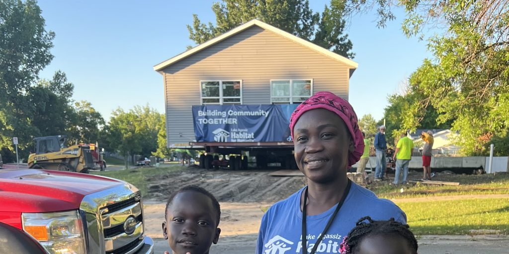 Habitat for Humanity home built at Border States moves to its permanent home - Vimarsana News
