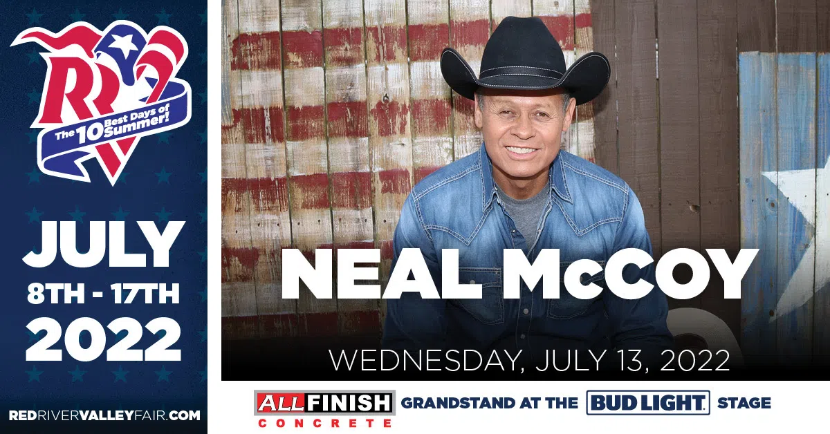 Red River Valley Fair announces Neal McCoy as final grandstand act