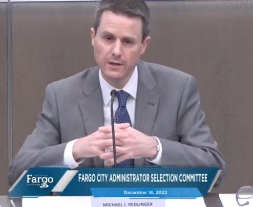 Fargo Commission officially names Redlinger City Administrator - Vimarsana News