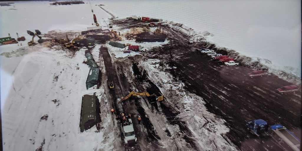 More than 30 of 70 rail cars of Canadian Railway Train derail near Wyndmere, ND - Vimarsana News