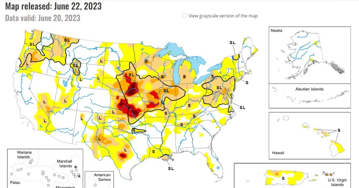 U.S. Drought Monitor: Deterioration was warranted again this week ...