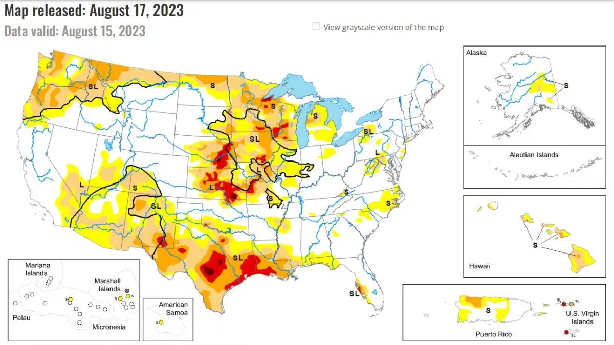 U.s. Drought Monitor: Drought Continues To Intensify Across Northern 