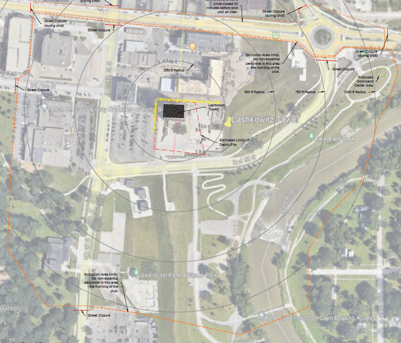 Fargo announces temporary 'exclusion zone' for Saturday's Lashkowitz High Rise implosion - Vimarsana News