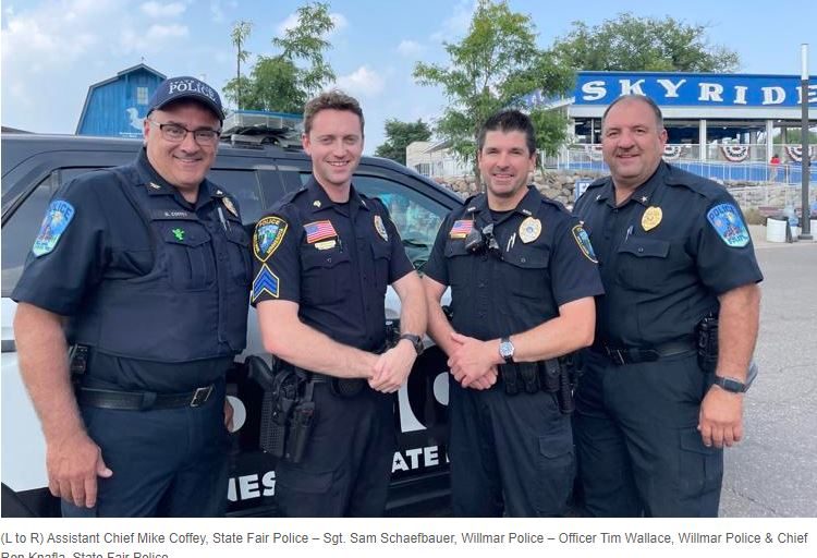 Willmar police officers help save a life at MN State Fair - Vimarsana News