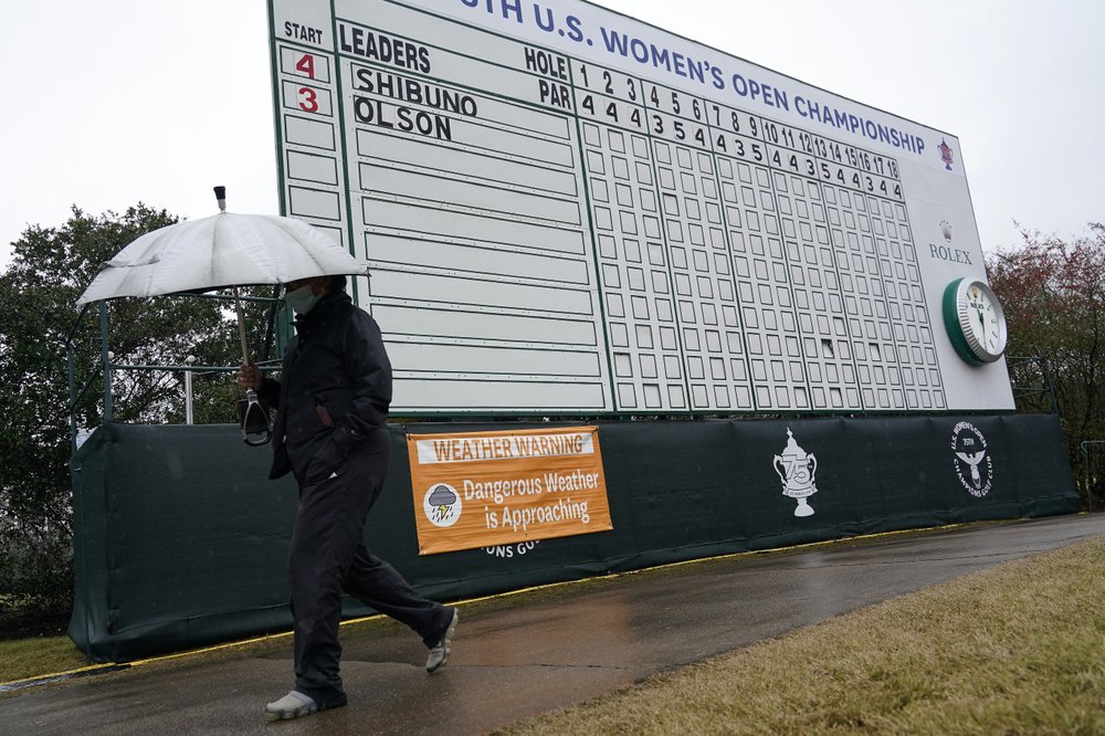 US Women's Open pushed to Monday because of thunderstorms - Vimarsana News