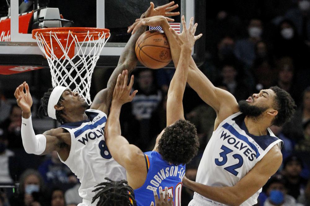 Russell, Edwards help Timberwolves rout Thunder 135-105 - Vimarsana News