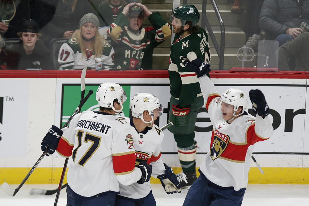 Marchment's first hat trick powers Panthers past Wild 6-2 - Vimarsana News
