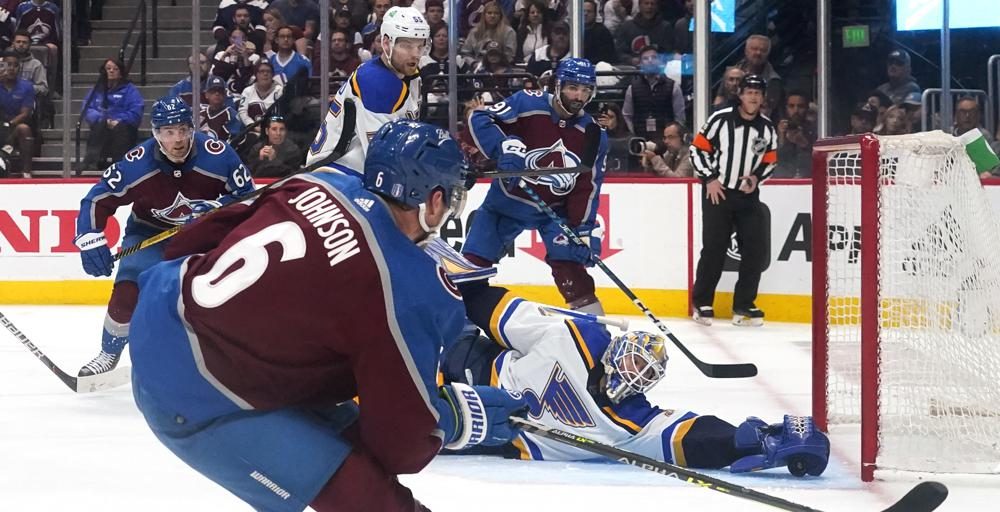 Avalanche Win Game 1 over Blues Behind Manson's OT Goal - Vimarsana News