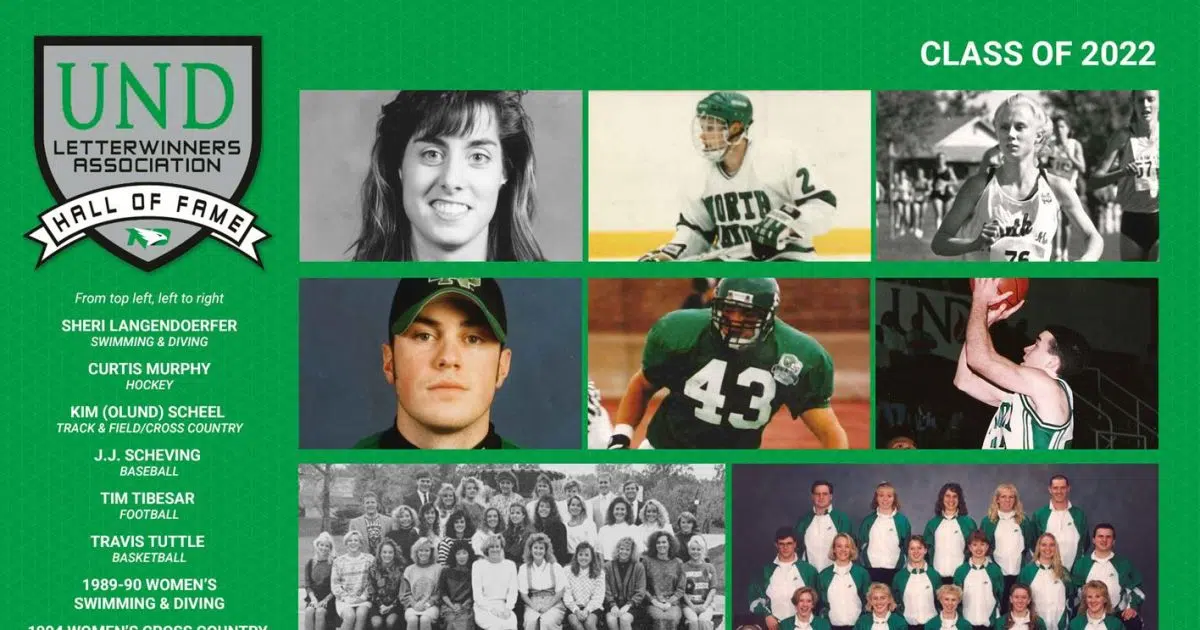 North Dakota Athletics announces 2022 Hall of Fame Class