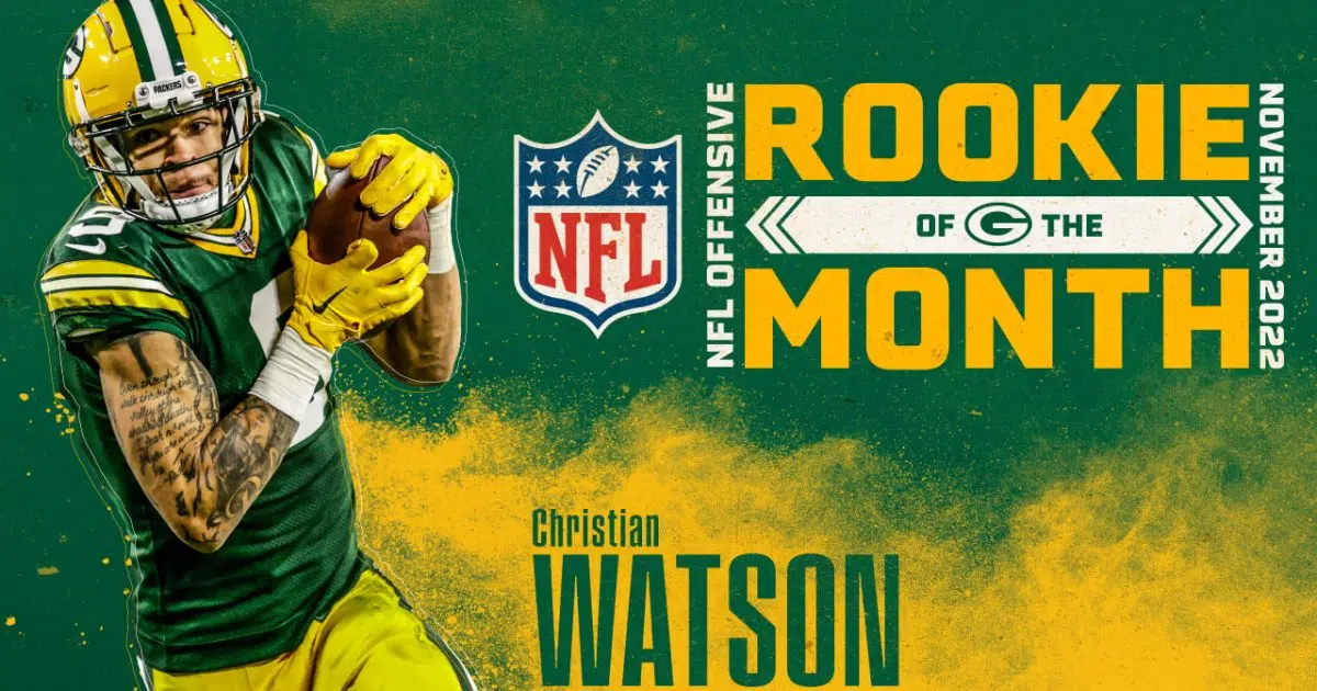 Watson reflects on NFC Rookie of Month award