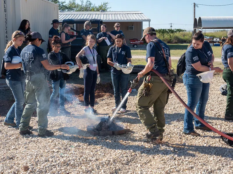 Area News Sisters in Fire introduces girls to firefighting careers