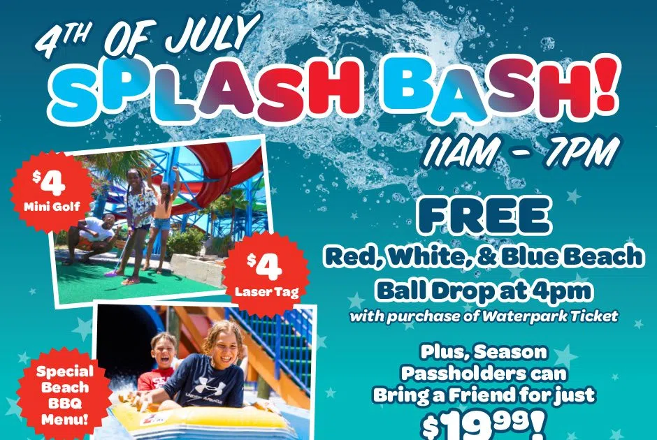 103.3 THE VIBE Wants To Send You To Daytona Lagoons 4th of July Splash