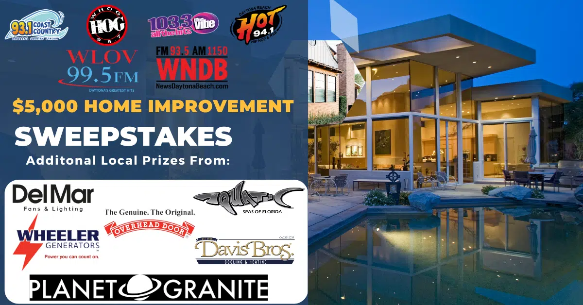 103.3 THE VIBE’s 5,000 Home Improvement Sweepstakes! 103.3 The Vibe