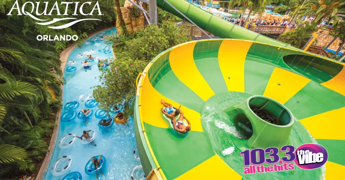 103.3 THE VIBE Wants To Send You To Aquatica Text “WATER” To 386226