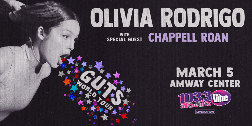 103.3 THE VIBE Wants To Send You To See OLIVE RODRIGO | Listen Weekdays For Your Chance To Win! - Vimarsana News