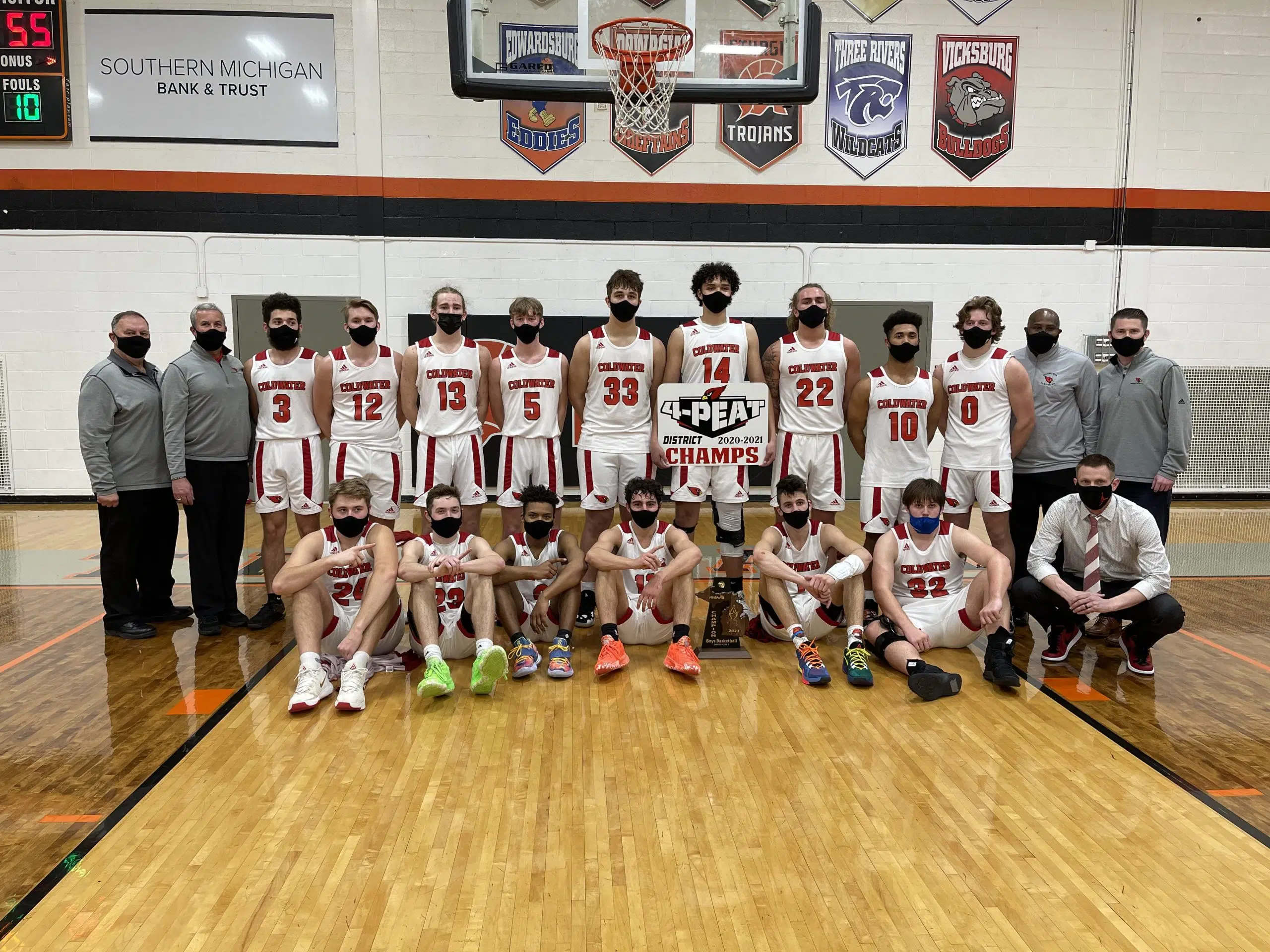 Boys Hoops Coldwater defeats BC Central to win D1 District at Sturgis