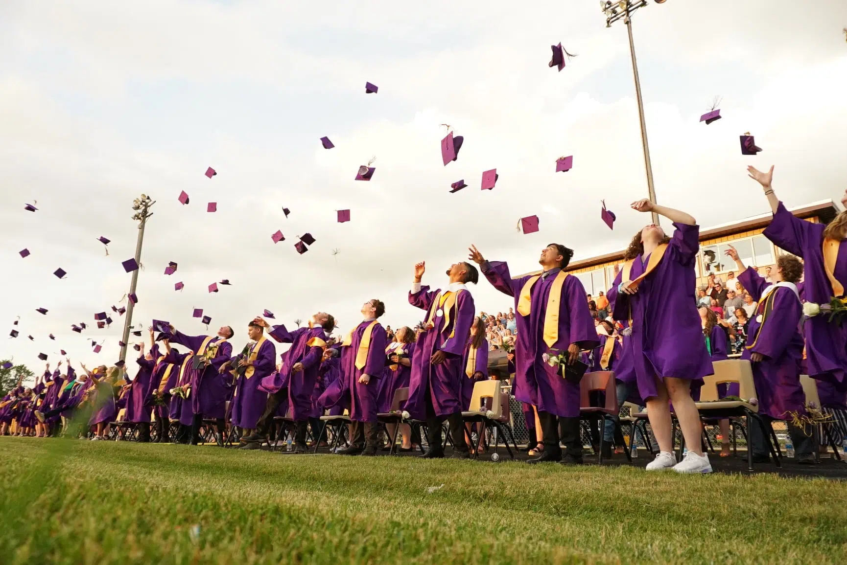 134th Bronson High School commencement ceremonies held on football