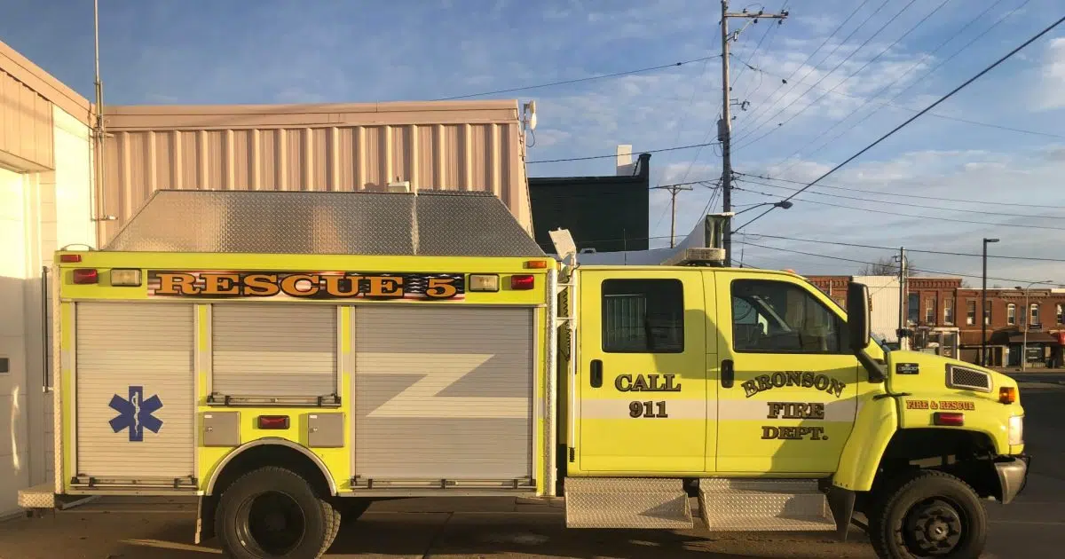 Bronson Fire Department receives state First Responder Training and Recruitment grant of nearly