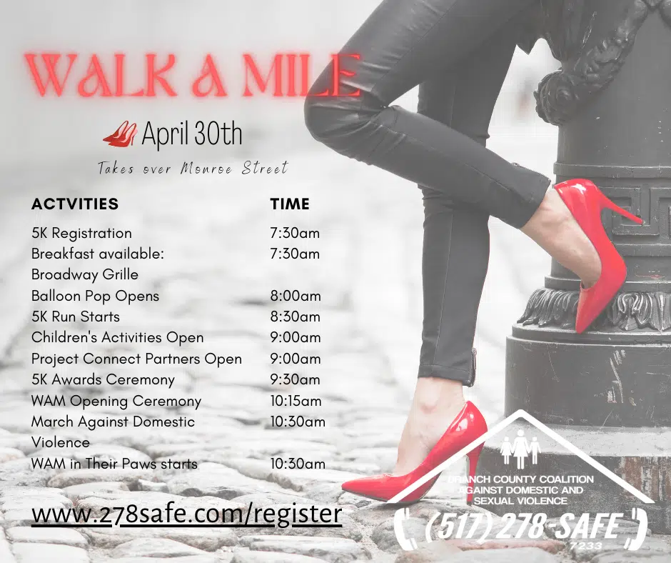 Walk A Mile In Her Shoes 5K Walk/Run Against Domestic Violence