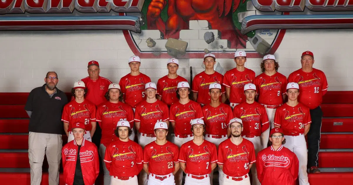 Coldwater baseball sweeps Jonesville at Lowe Field WTVB 1590 AM