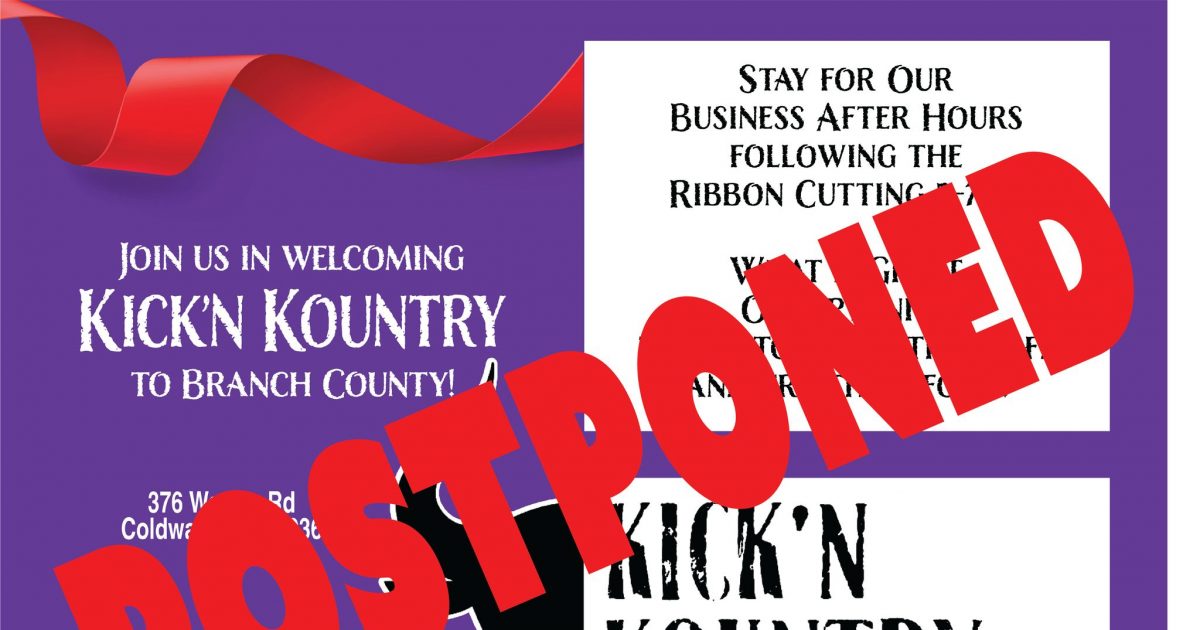 BUSINESS BEAT: Ribbon Cutting and Business After Hours at Kick'n Kountry postponed | WTVB | 1590 AM · 95.5 FM - Vimarsana News