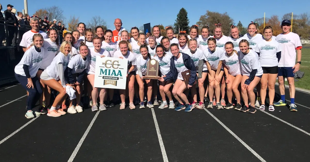 Women’s Cross Country wins seventh MIAA title in a row 1450 AM 99.7