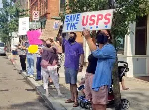 USPS protest 3 Kalamazoo