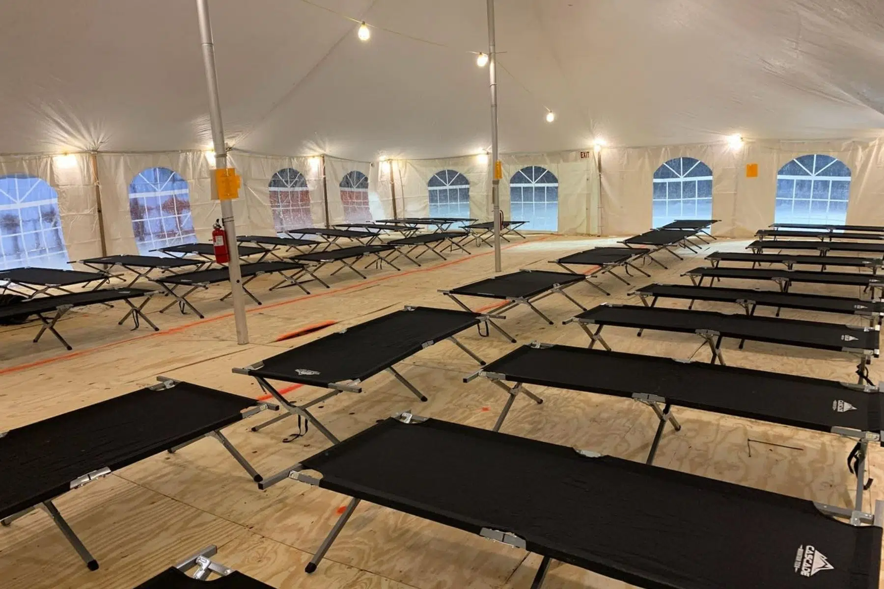 Warming shelter open near Kalamazoo homeless encampment during bitter cold temperatures WKZO