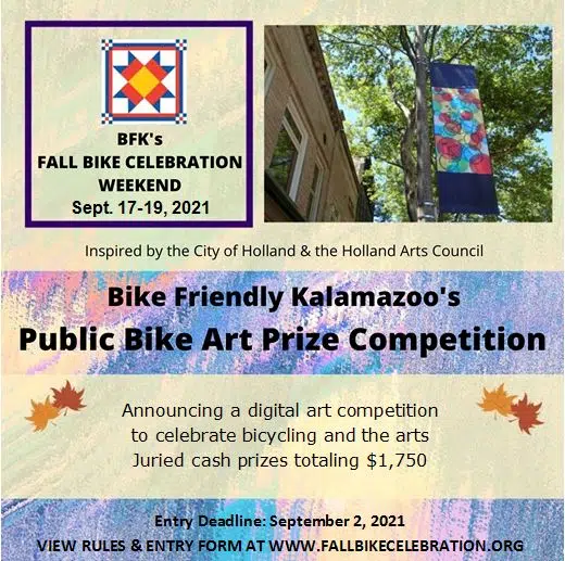 Bike Friendly Kalamazoo announces opening of 2021 Public Bike Art