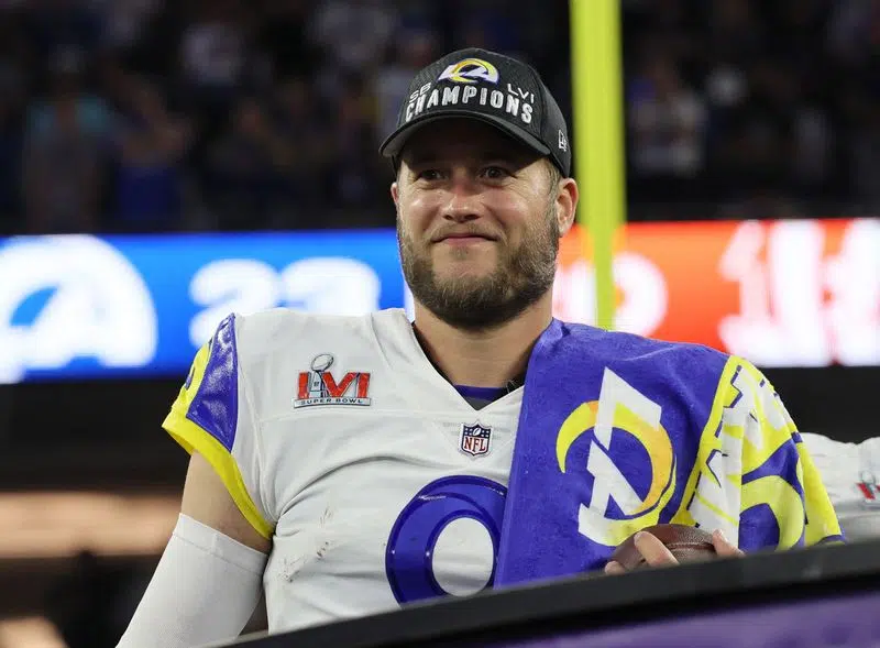 Former Lions QB Matthew Stafford finally has a Super Bowl ring