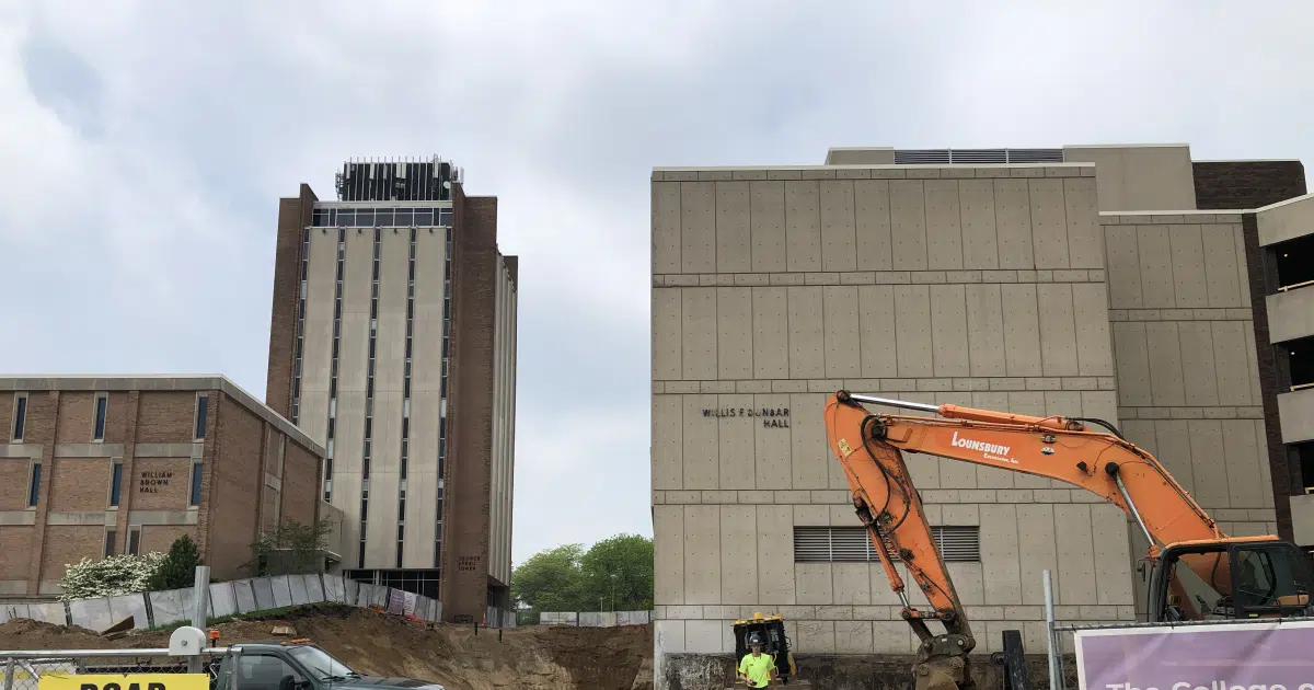 AUDIO WMU’s Dunbar Hall unrecognizable as renovations are underway