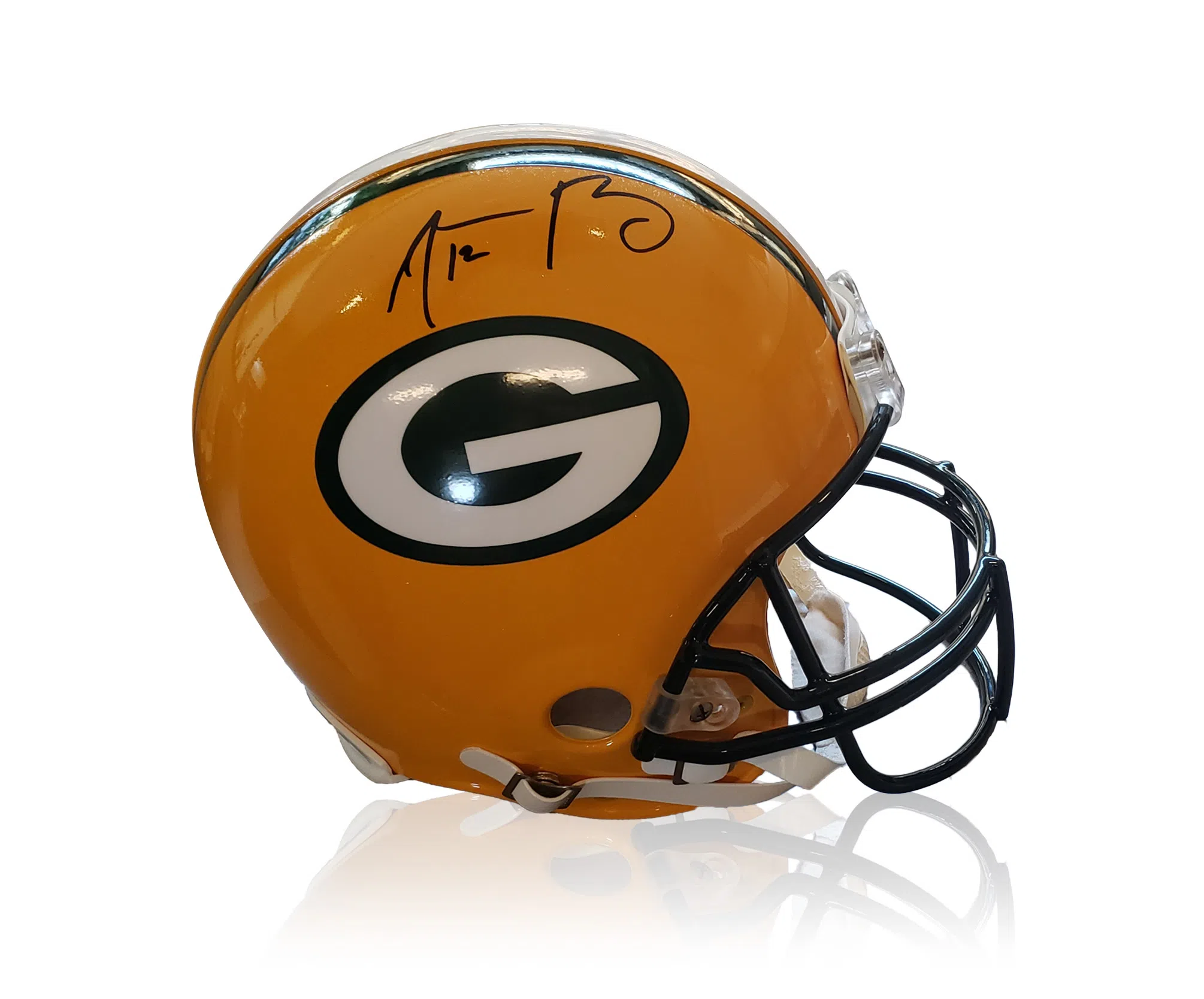 Aaron Rodgers Helmet For “Make A Wish”, 101 WIXX