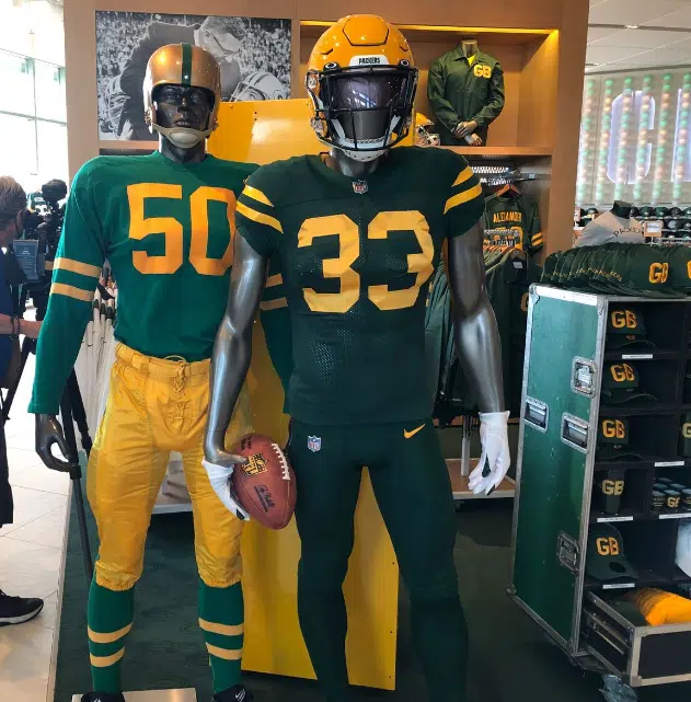 Packers Unveil Alternate Uniforms, Y100 WNCY