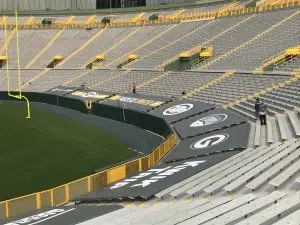 A look at how the Johnsonville Tailgate Village is prepared ahead of gameday