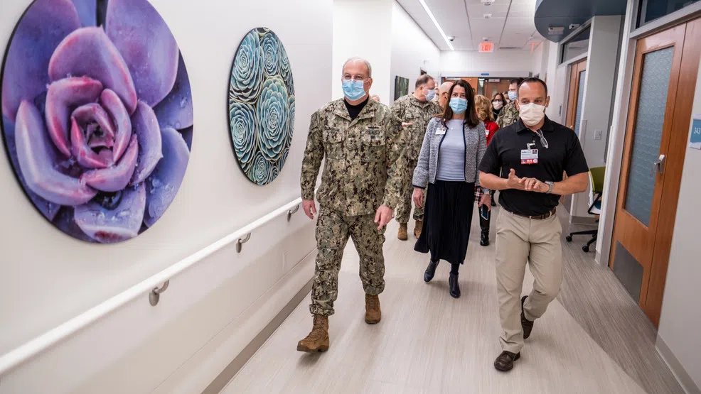 Navy Surgeon General Visits Operations at Bellin Hospital WTAQ News