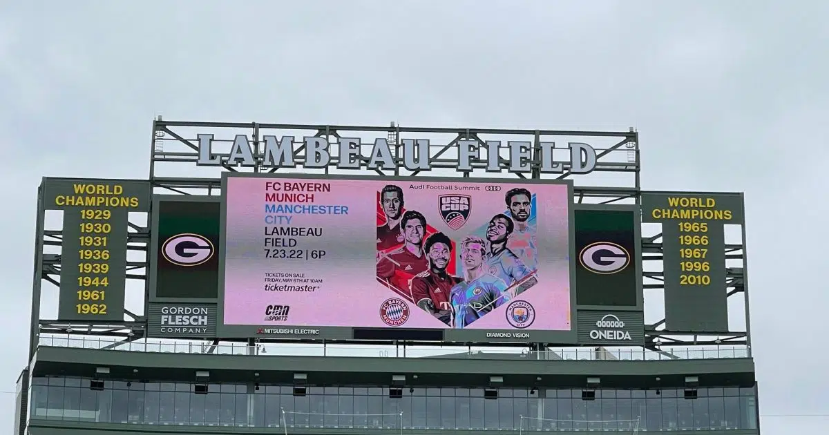 World Cup at Lambeau Field? It's not wide enough for soccer