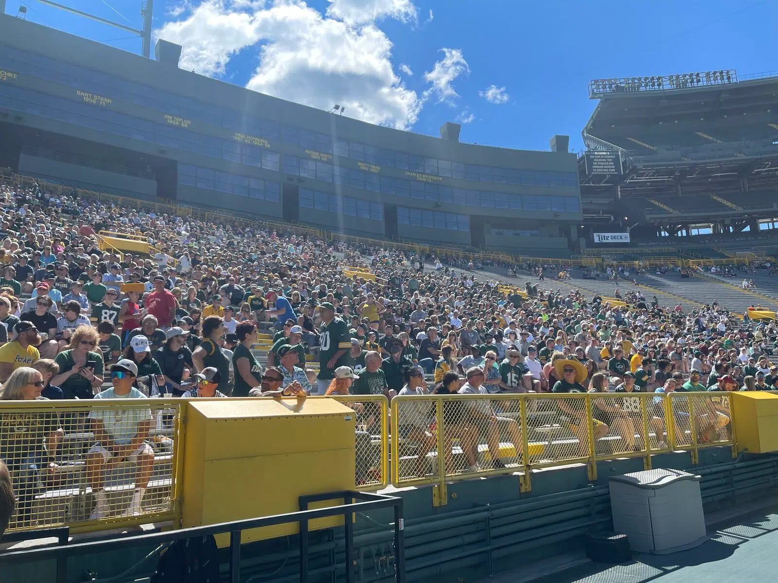 2022 Green Bay Packers shareholders meeting tickets at Lambeau Field. ￼