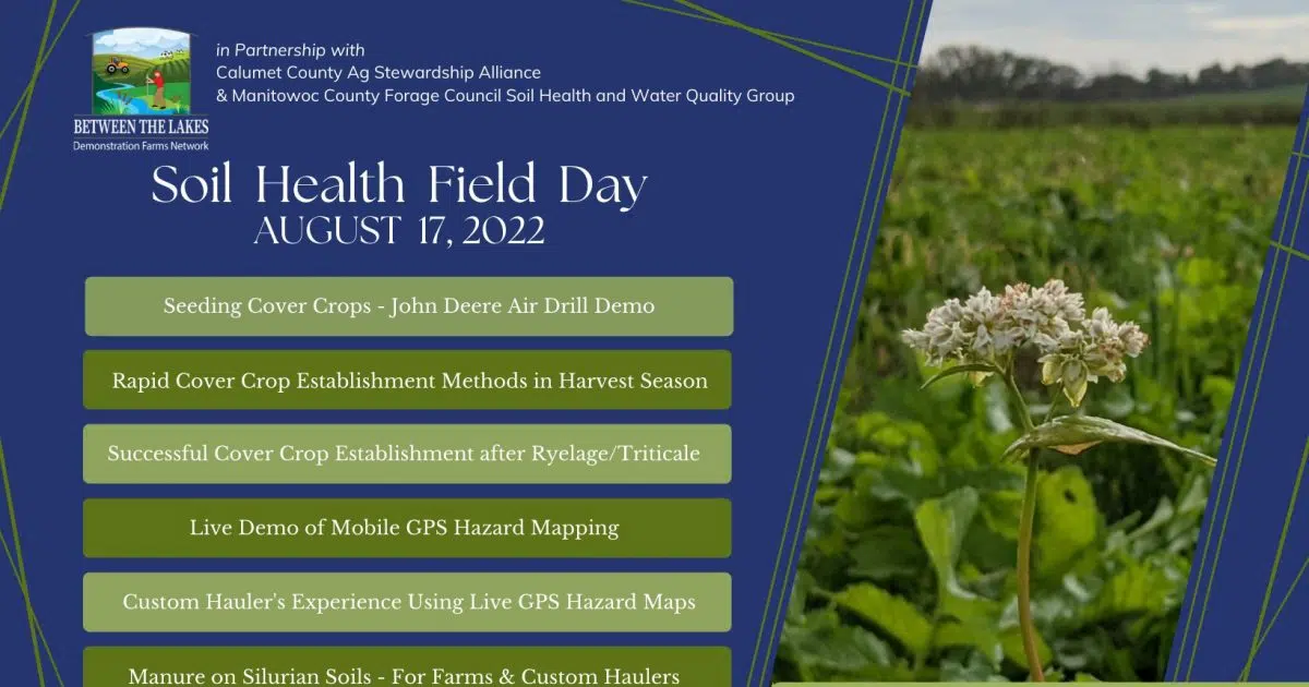 Field Day Aug. 17 in New Holstein, Wis. 1330 & 101.5 WHBL