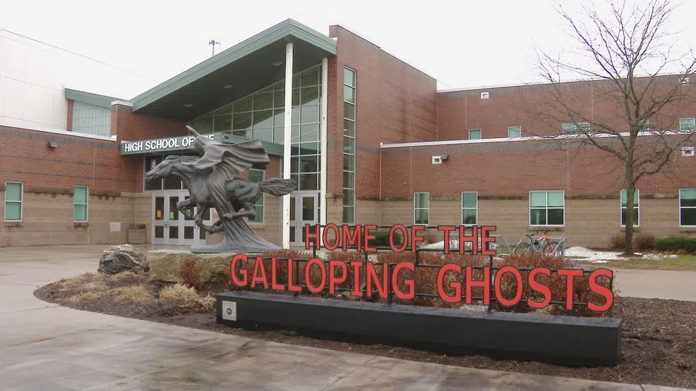 Galloping Ghost Statue Gets A New Sign Wtaq News Talk 97 5 Fm