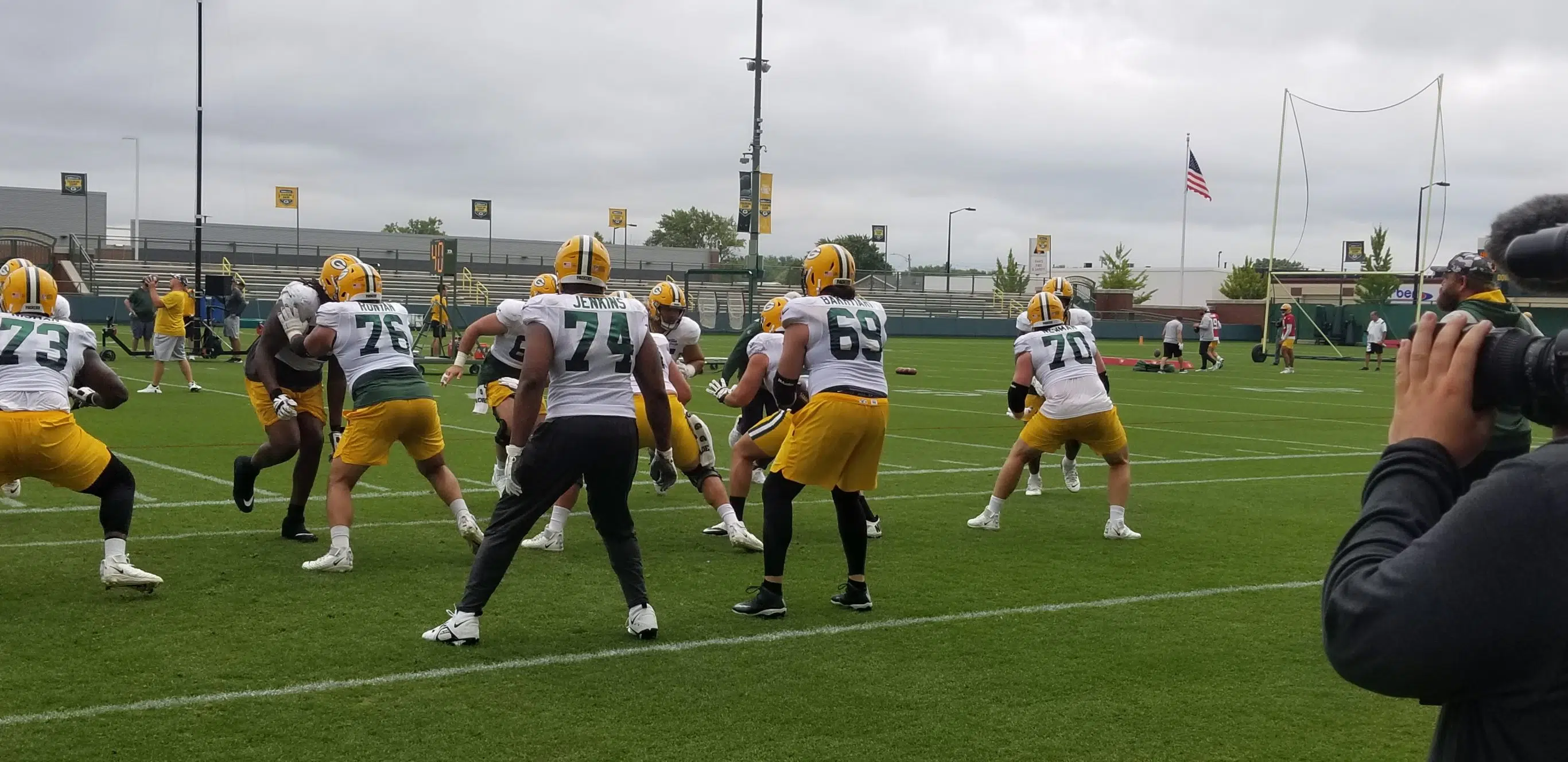 Green Bay Packers take to the field for first week of OTA practices