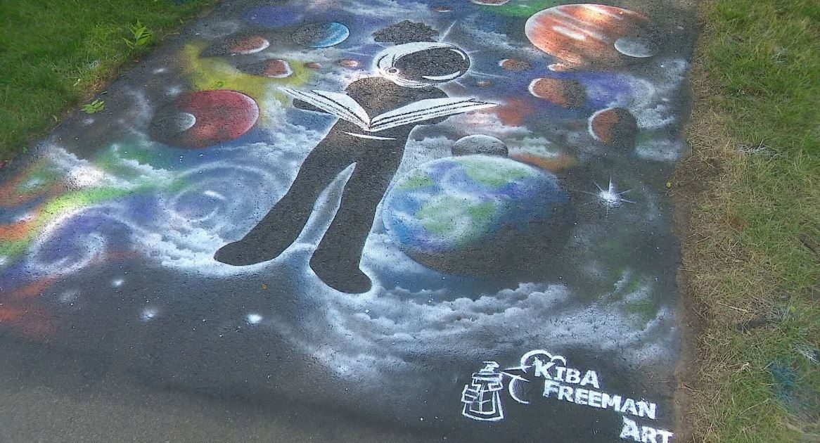 Ledgeview Trail Becomes Gateway to the Cosmos with New Murals - Vimarsana News