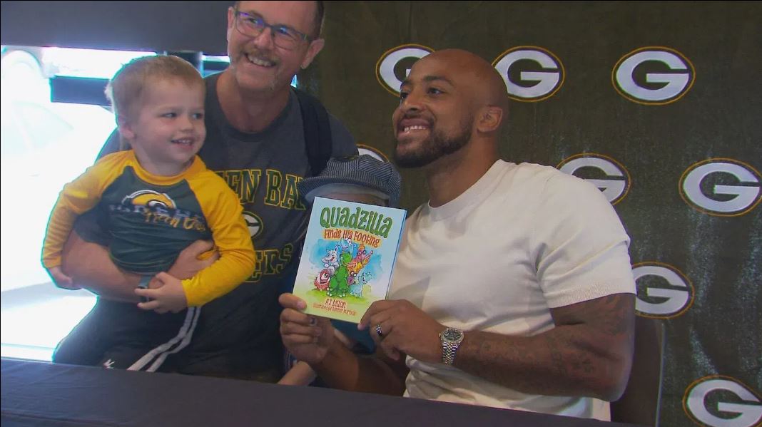 Packers' AJ Dillon Scores with Debut Children's Book | 94.3 Jack FM | Playing What We Want - Vimarsana News