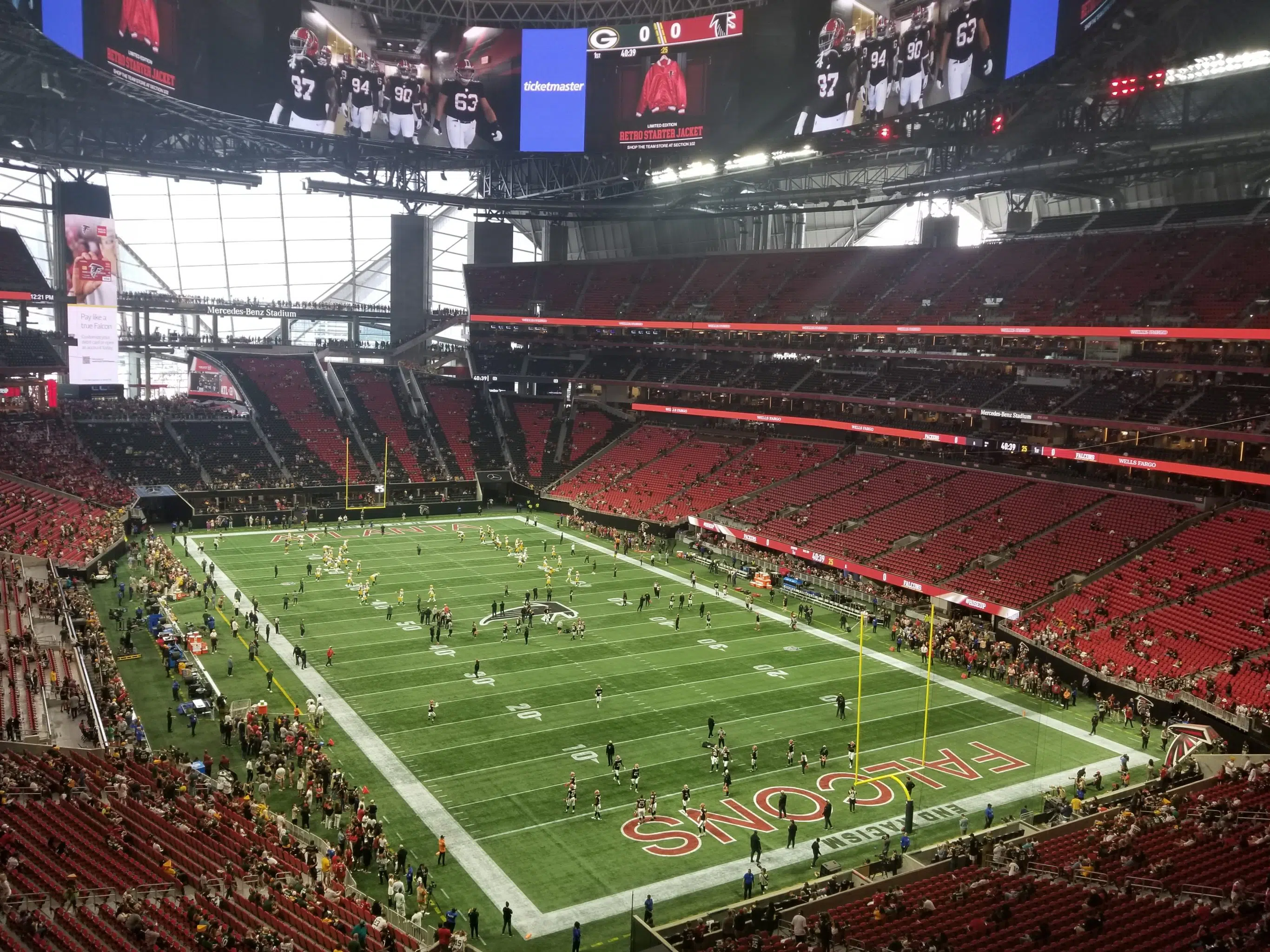 Desmond Ridder's first start at Mercedes-Benz stadium