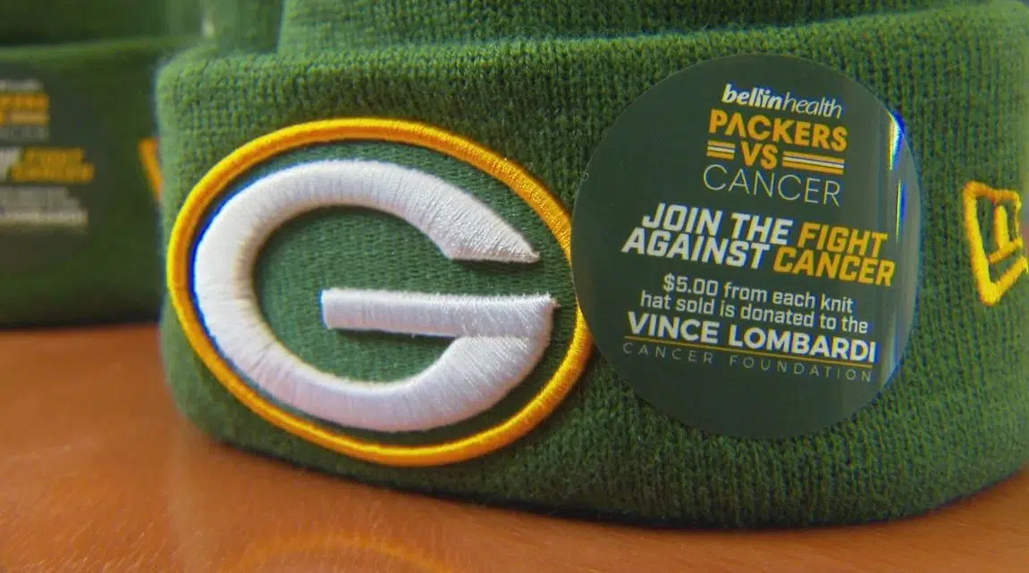 2023 Packers vs. Cancer Knit Hat