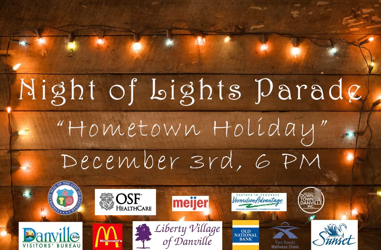 Danville Set for NIGHT OF LIGHTS PARADE This Coming Friday, December